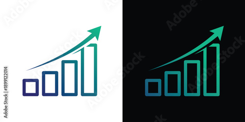 investment chart logo design inspiration