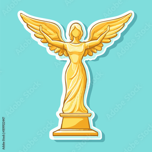 Golden Winged Victory Statue Award