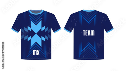 Modern Blue Esports and Sports Jersey Template