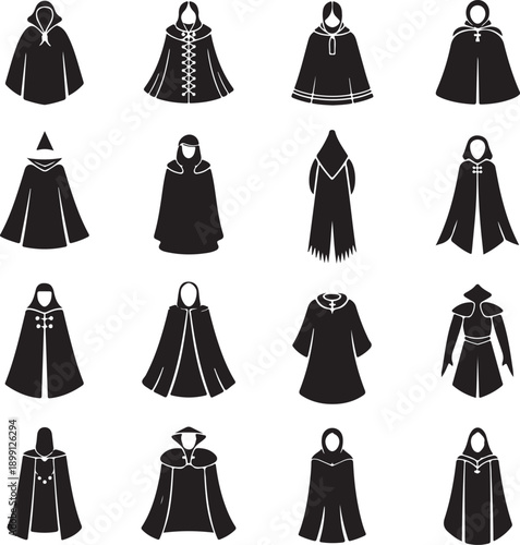 cloak medieval silhouettes cloak and robe designs