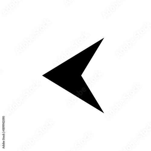 矢印のアイコン　矢じり