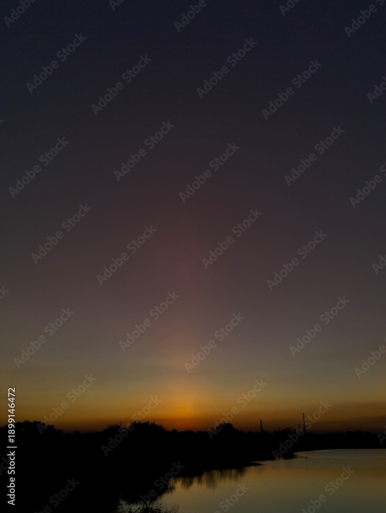 Obraz premium sunset in the mountains