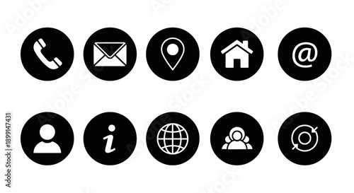 Round social media icons or social network logos flat vector icon set collection for apps and websites