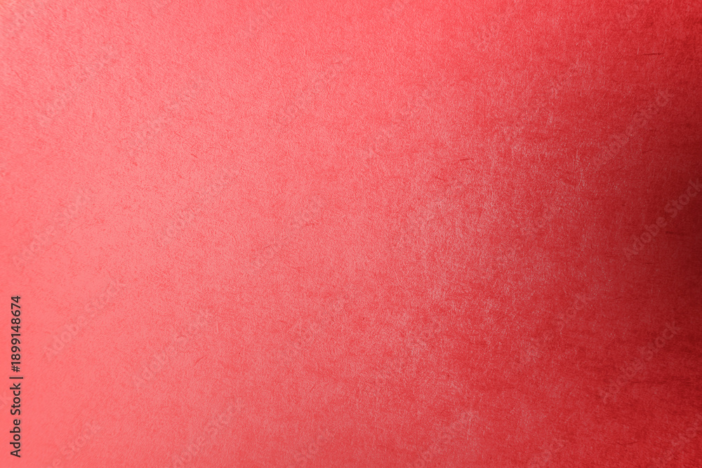 Naklejka premium Solid red tone color paint on blank rough paper texture background with space minimal style 