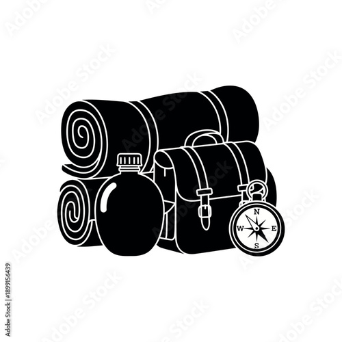 Camping and Hiking Gear Collection.