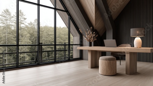 Wide road winds through terraced quarry walls under a bright blue sky with clouds a lone truck travels slowly