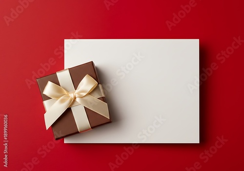 Crimson Holiday: Gift Box & Blank Note