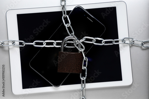 Modern gadgets with chains ...