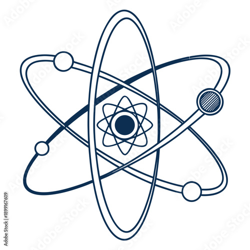 Illustration of an atom