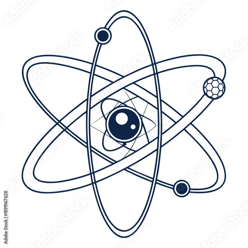 Atomic structure illustration