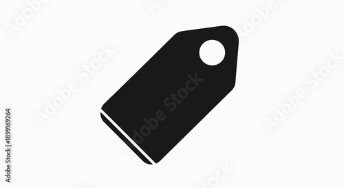 Black Tag Label Icon 1.