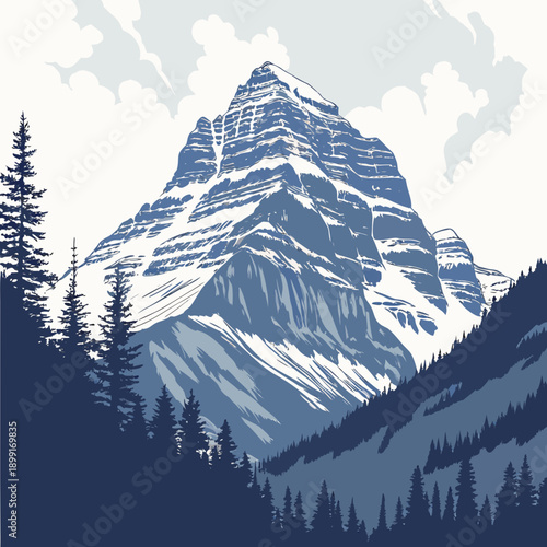 Majestic mountain landscape