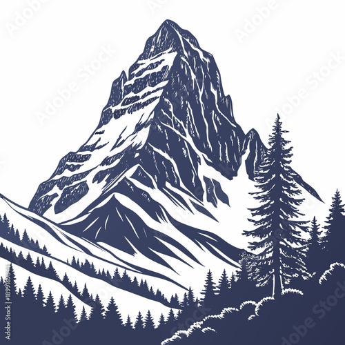Majestic mountain landscape
