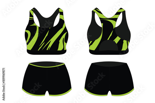 Black Sport Jersey with Blue Accents.