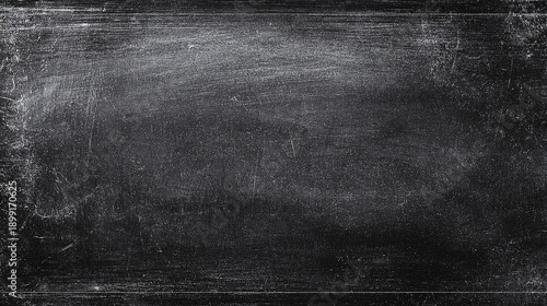 A textured chalkboard with an antique effect, perfect for educational or vintage themes. The chalkboard has a lot of scratches, which give it a rough and aged appearance. 