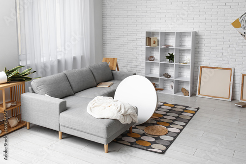 Interior of living room wit...