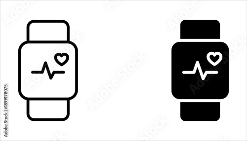 pedometer icon set. walking indicator. Fitness tracker. Digital sports on white background