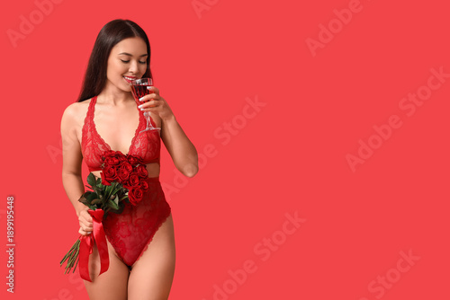 Beautiful young Asian woman...