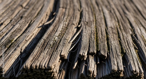 Old Wooden Planks Texture Background.