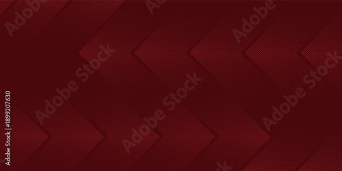 Abstract red neon arrow light glow background. Futuristic cyber laser line motion banner for casino. Dynamic techno perspective beam 3d graphic design. Cool party power and energy boost led tunnel