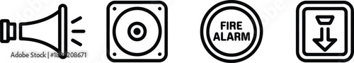 Representing Fire Alarm System Components and Warning Symbols