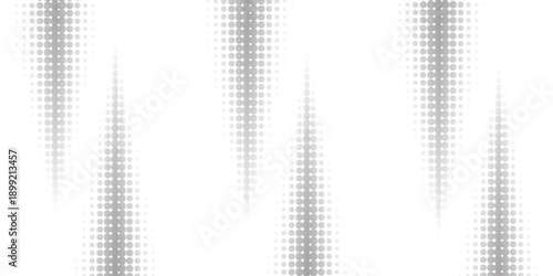 Geometric pattern of black triangles on a white background.Seamless in one direction.Option with an average fade out.The scale transformation method.