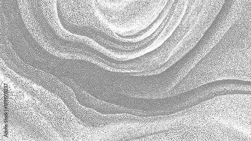 Abstract grayscale stippled texture with swirling organic shapes and flowing lines pattern monochrome