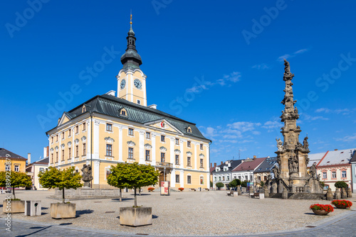  baroque town hall (national cultural landmark), town Policka, Pardubice region, Czech republic