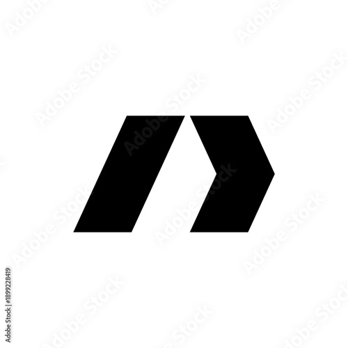 Photos Abstract Geometric Forward Slash Logo