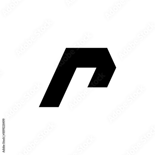 Geometric Minimalist Letter N Logo Design
