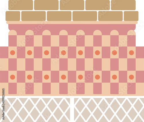 Human skin anatomy cross section showing epidermis layers dermis and subcutaneous tissue with keratin cells in flat vector medical illustration design