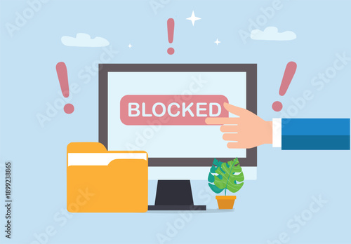 Modern Technology Concept for Computer Safety, Digital Privacy, and Information Security Awareness