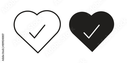 Good health icon and Symbols Collection. Simple Flat Outline Stroke