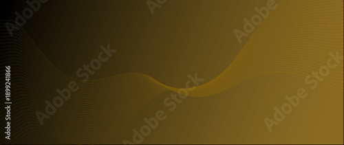 Luxury Dark Gold Abstract Wave Background