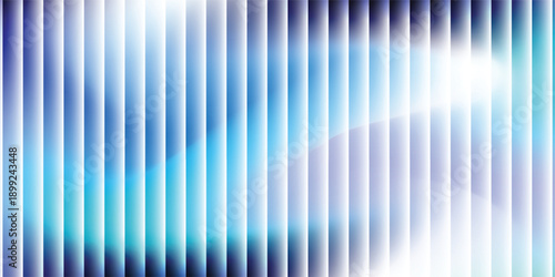 Blue gradient with vertical white highlights on a dark background. Clean, minimal, and energetic with a modern edge
