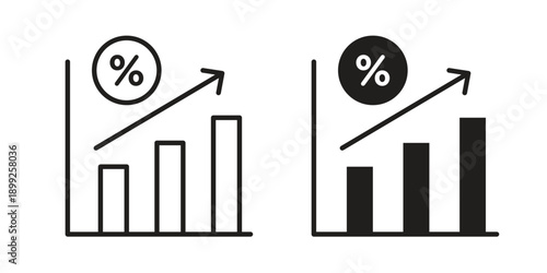 Yield icon and Symbols Collection. Simple Flat Outline Stroke