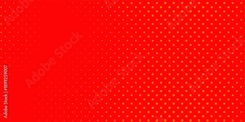Dots halftone orange and dark orange color pattern gradient texture. Digital technology concept background.