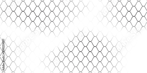 Mesh texture for fishing nets black lines. Seamless pattern design. soccer goal, volleyball net, basketball hoop, hockey, athletics sport trendy