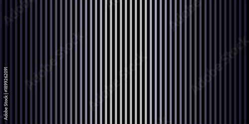 Premium 3D Obsidian Vertical Ribs Background with Metallic Fin Relief and Luxury Industrial Architecture