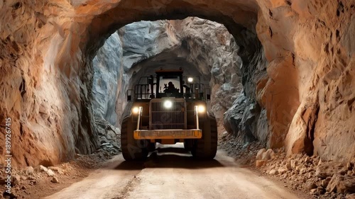 Bore drilling mine equipment for gold mining tunnels