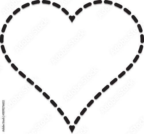 Heart shape design for love symbols, Set simple drawings heart symbols, valentines day related designs and frames, Red heart formed by Available in vector EPS format. editable vector file format