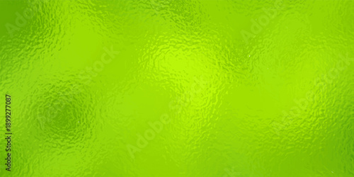 green Foil Texture Background with Glass Effect or sea green glass texture. Abstract gradient bright light reflection and shiny rough texture surface.