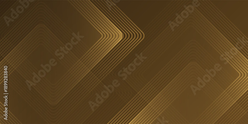 Abstract hexagon brown light with the lines. Wallpaper brown dark background. Suit for wallpaper, presentation, banner, backdrop. Vector illustration