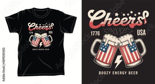 Beer Graphic vector art t-shirt design print