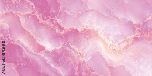 Abstract Rose Quartz Marble Background, Luxury Onyx Texture with Golden Veins using for decoration item.
