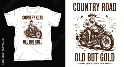 Motorcycle Graphic vector art t-shirt design print