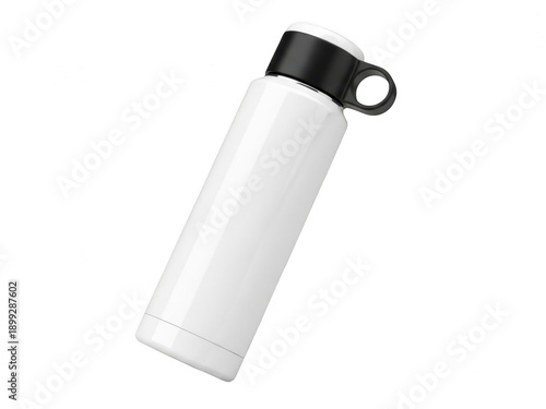 Wallpaper Mural White insulated water bottle isolated on transparent background Torontodigital.ca