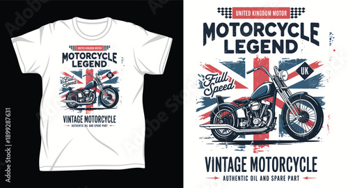 Motorcycle Graphic vector art t-shirt design print