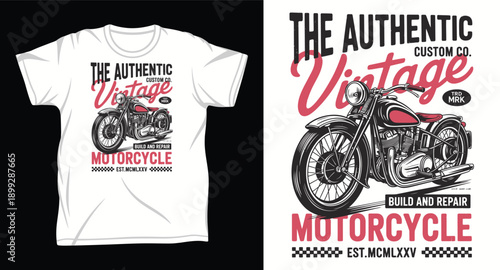 Motorcycle Graphic vector art t-shirt design print