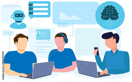 AI-assisted team